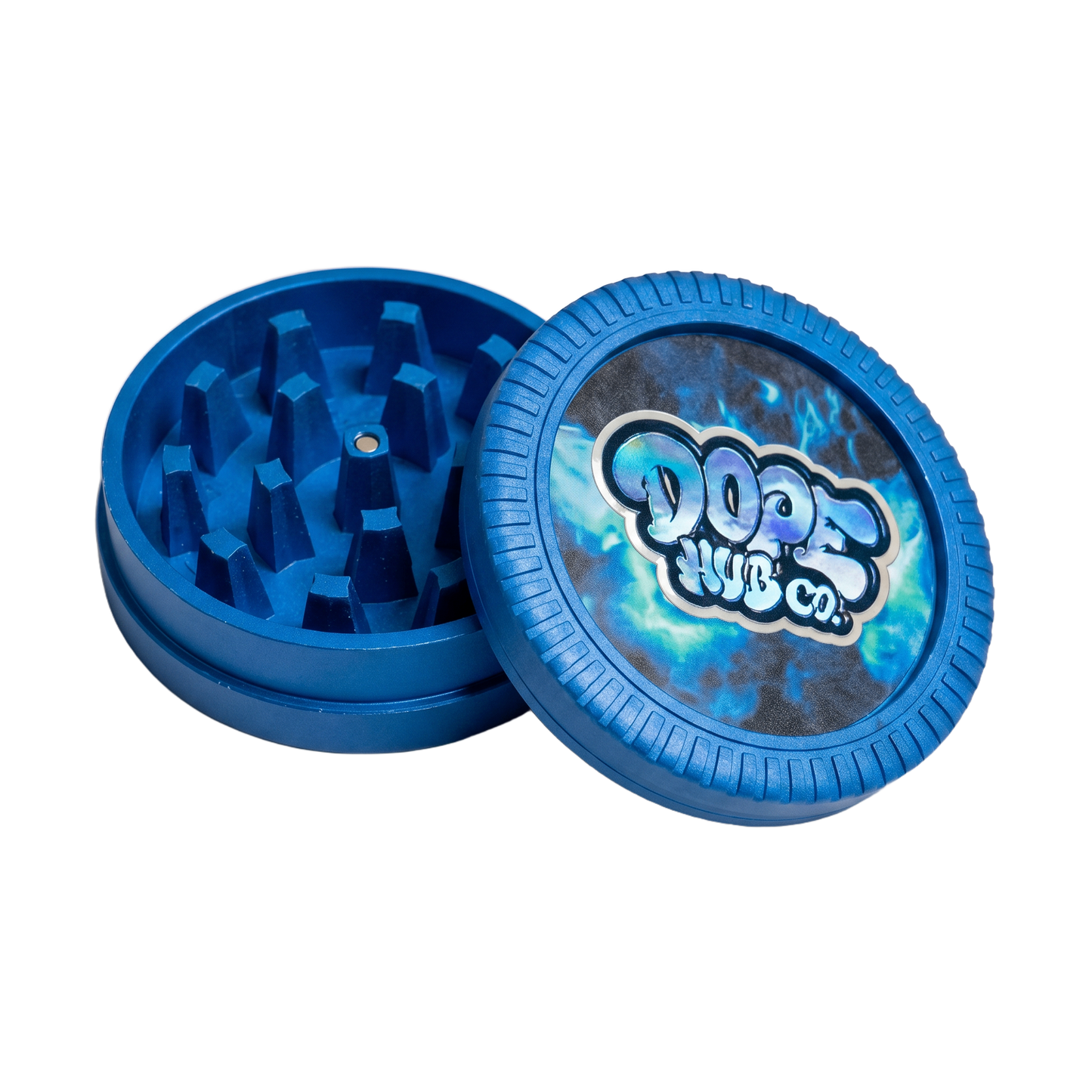Custom Grinder Blau